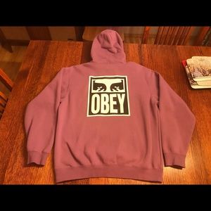 Obey Eyes Hoodie Size XL EUC